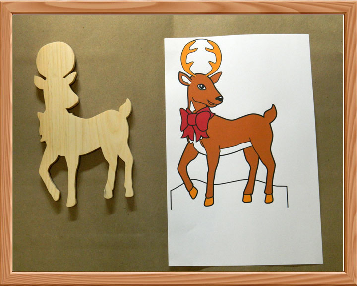 The reindeer are ready for sanding and paint.